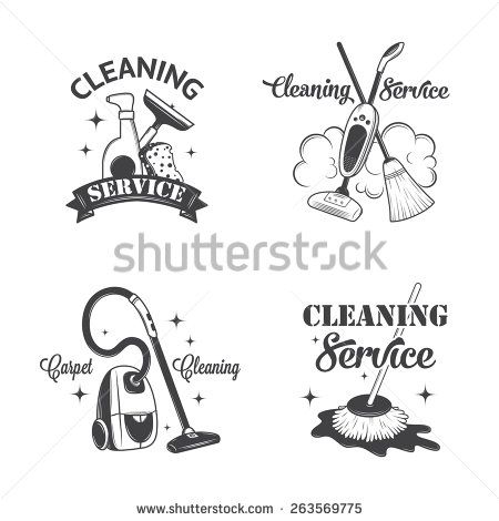 Set Of Vintage Logos, Labels And Badges Cleaning Services 450x470 Set Of Vintage Logos, Labels And Badges Cleaning Services