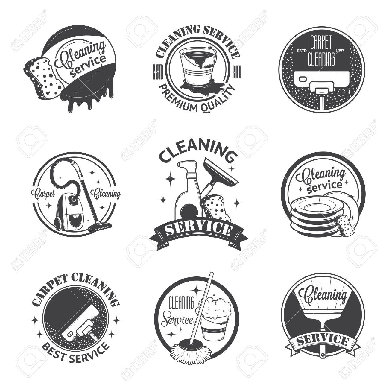 Stock Vector Download Cleaning Company Logo, Service Logo 1300x1300 Stock Vector Download Cleaning Company Logo, Service Logo