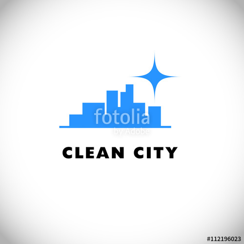 Vector Logo For Cleaning Company Flat Cleaning Service Insignia 500x500 Vector Logo For Cleaning Company Flat Cleaning Service Insignia