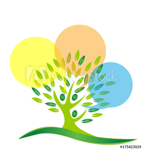 Environment Tree People Cleaning Icon Vector 475x500 Environment Tree People Cleaning Icon Vector