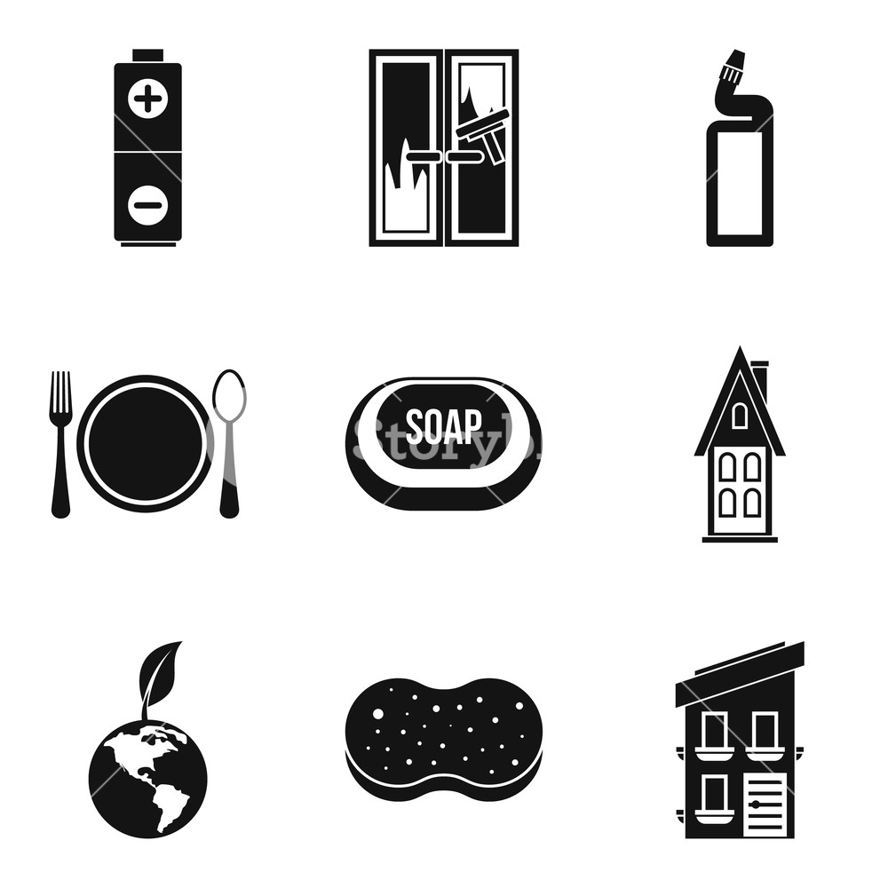 Home Cleaning Icon Set Simple Set Of Home Cleaning Vector Icons 1000x1000 Home Cleaning Icon Set Simple Set Of Home Cleaning Vector Icons