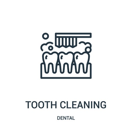 Tooth Cleaning Icon Vector From Dental Collection Thin Line Tooth 450x450 Tooth Cleaning Icon Vector From Dental Collection Thin Line Tooth