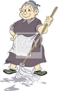 191x300 Merry Old Cleaning Lady Vector