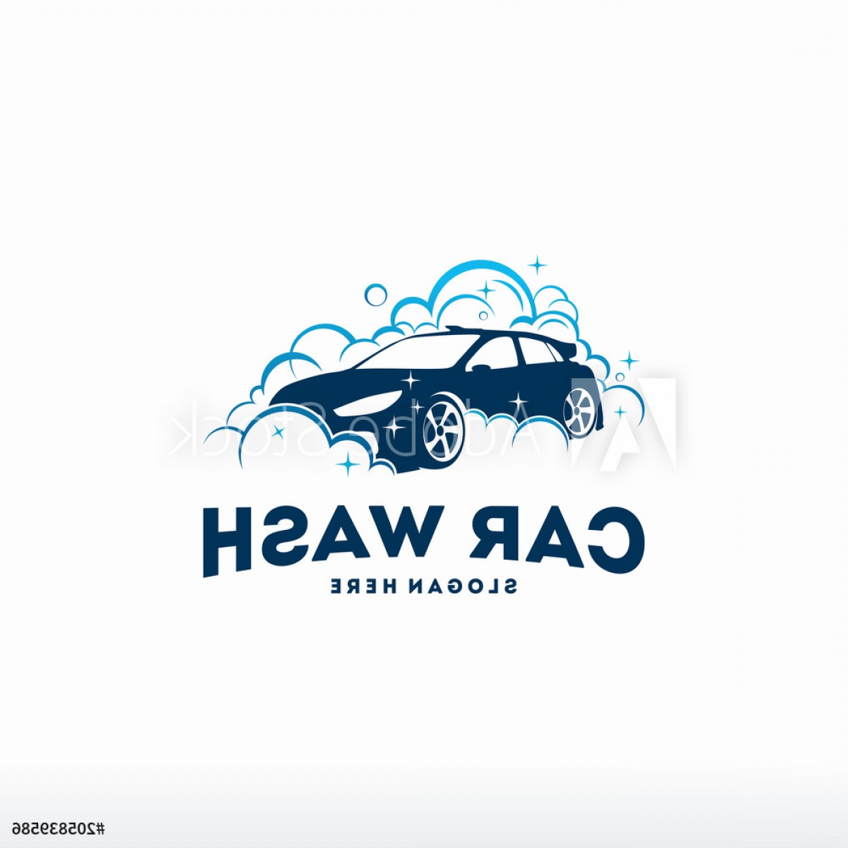 1200x1200 Car Wash Logo Designs Concept Vector Automotive Cleaning Logo