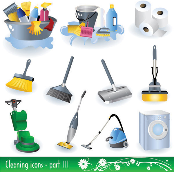 600x595 Icon Cleaning Supplies Vector Free Vector In Encapsulated