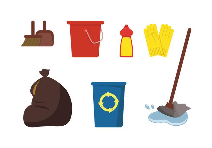 700x490 Cleaning Supplies Vector