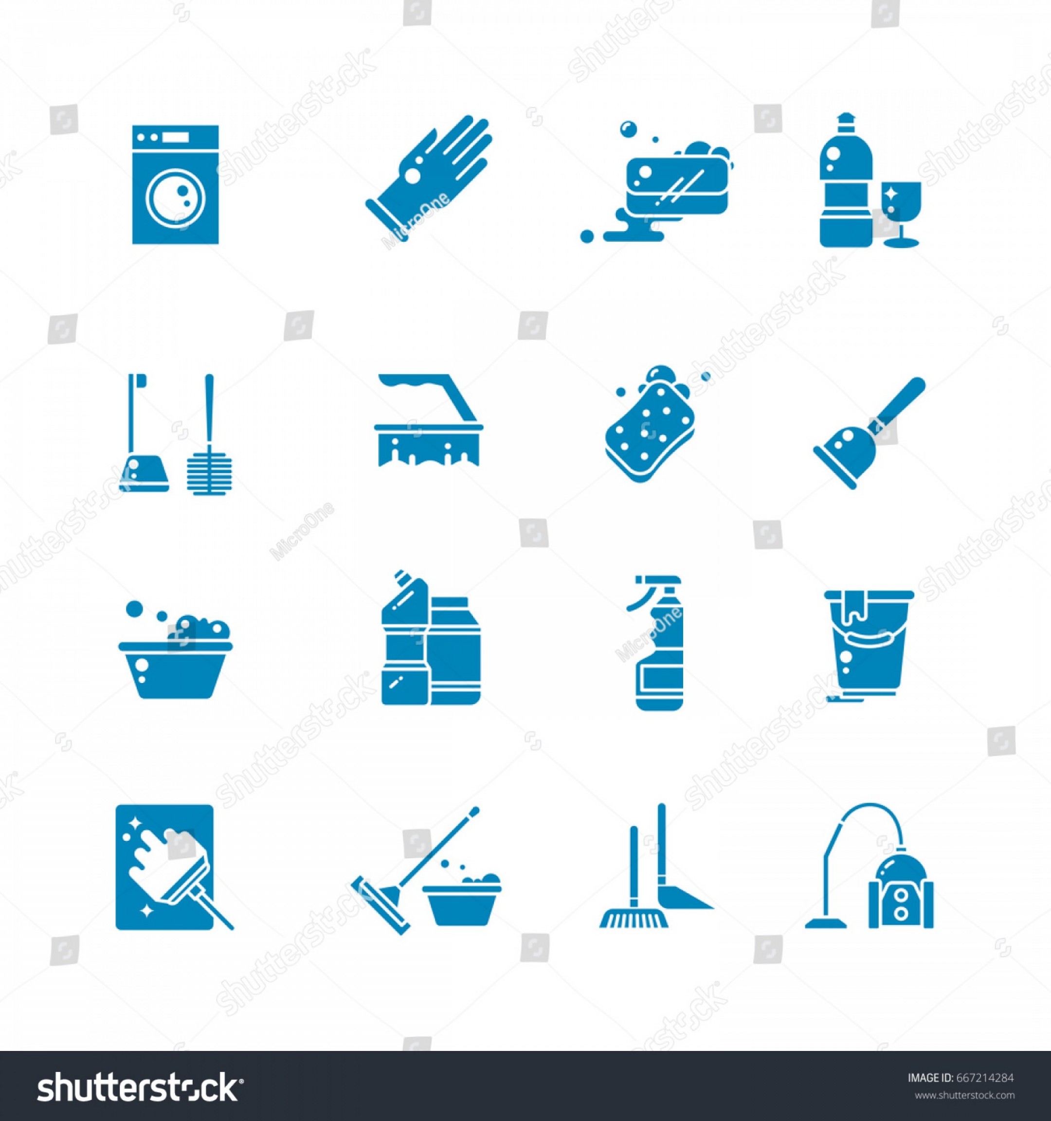 2160x2304 Cleaning Supplies Vector Art Panoramic Handandbeak