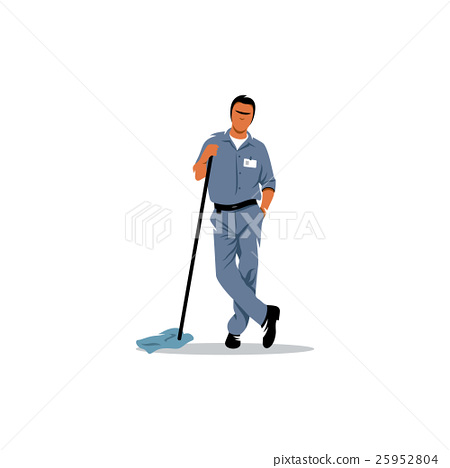 450x468 Cleaning Service Vector Illustration