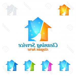 300x300 House Cleaning Service Logo Vector Createmepink