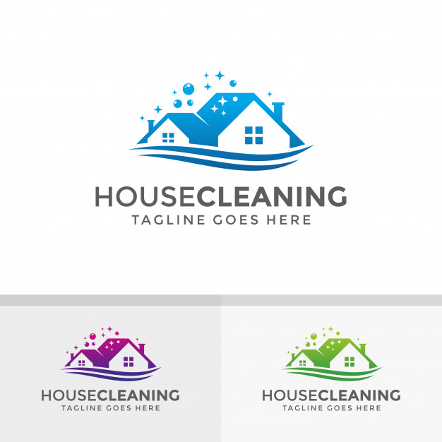 626x626 House Cleaning Service Logo Design Vector Premium Download