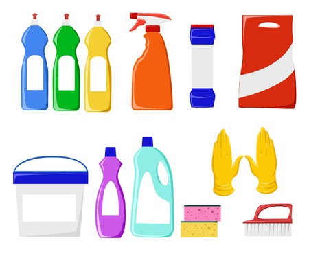 Cleaning Supplies Vector at Vectorified.com | Collection of Cleaning ...