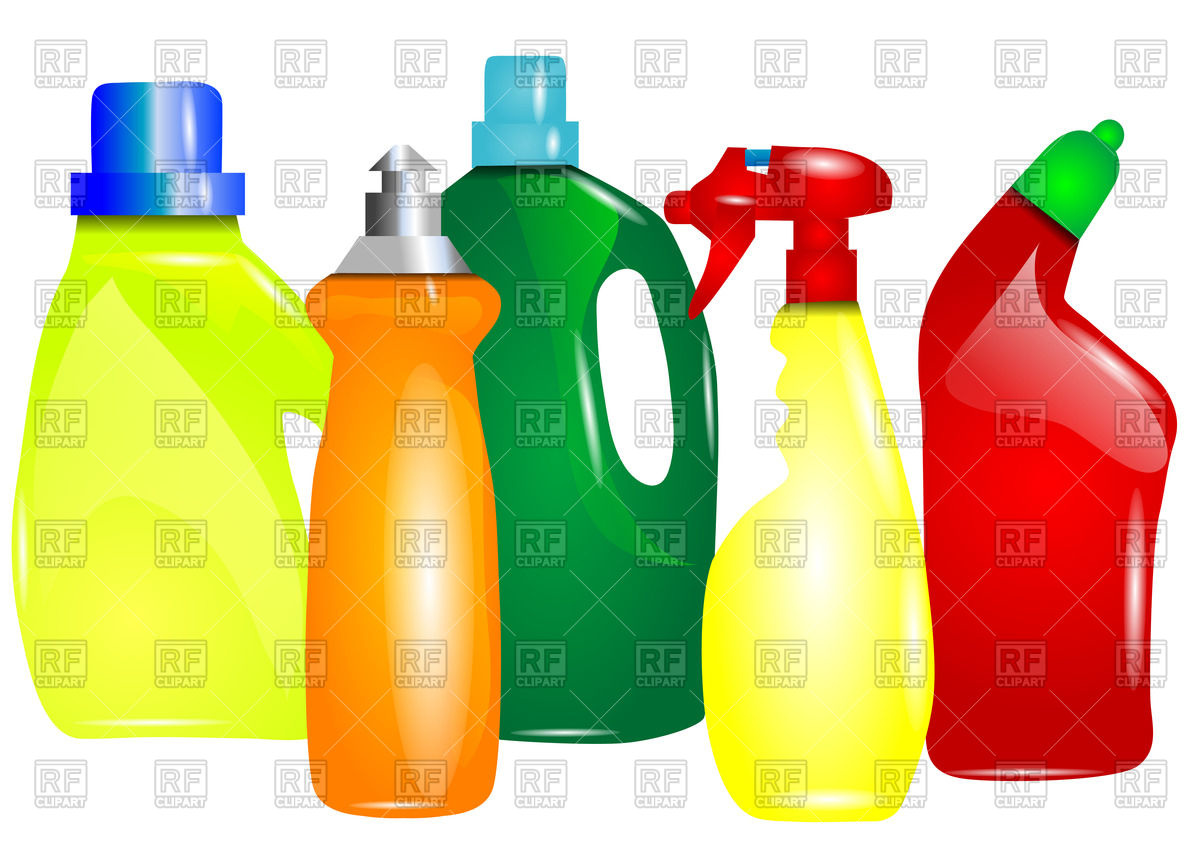 Cleaning Supplies Vector at Vectorified.com | Collection of Cleaning ...