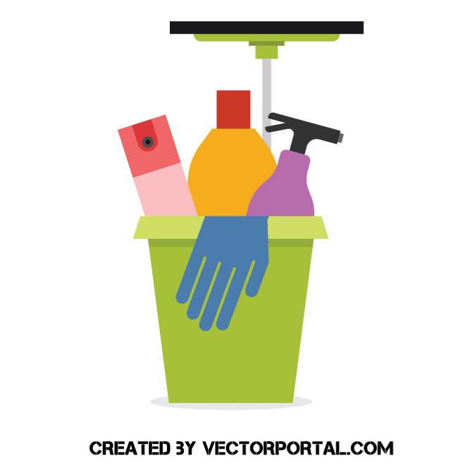 660x660 Bucket Full Of Cleaning Products