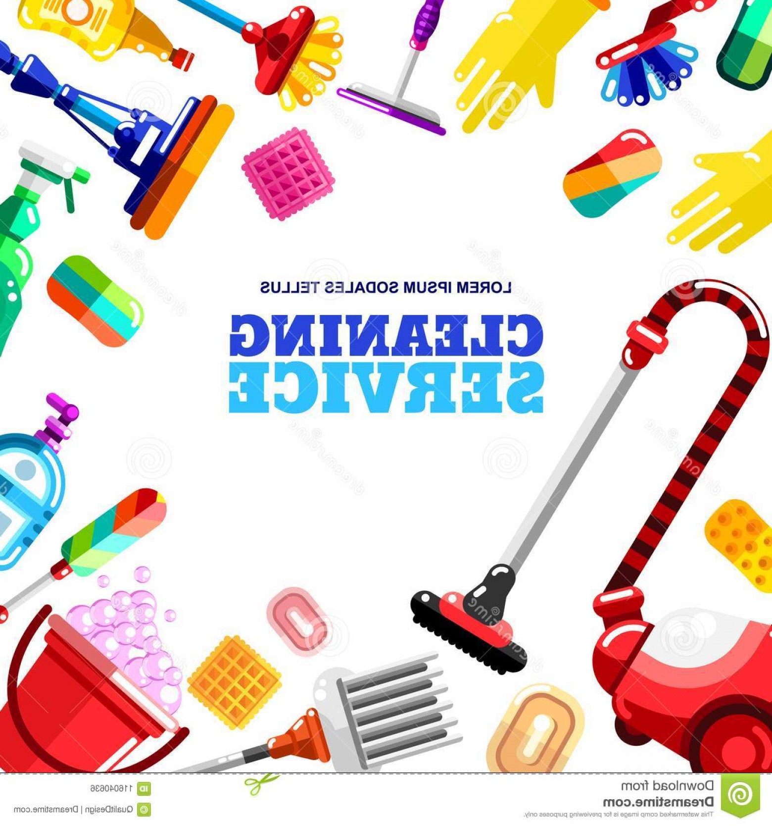 1560x1668 Vector Frame Household Cleaning Tools Detergent Supplies House