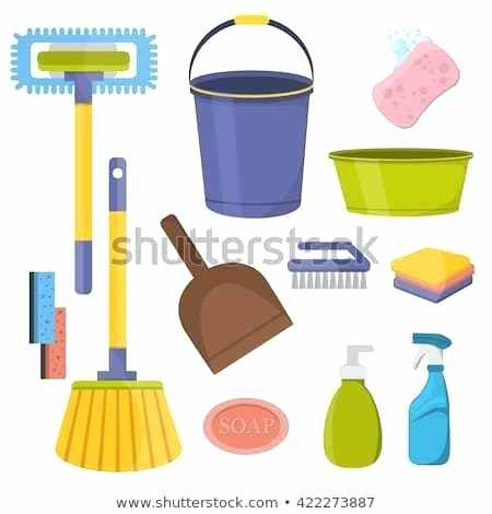 450x470 Cleaning Tools Vector Set Of Flat Design Household Supplies