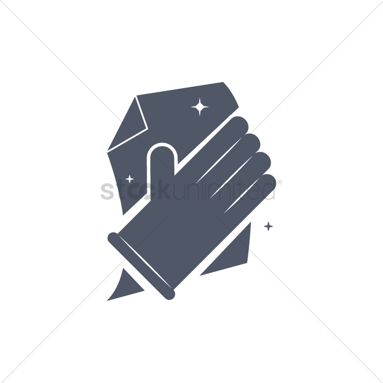 1300x1299 Hand Cleaning Vector Image