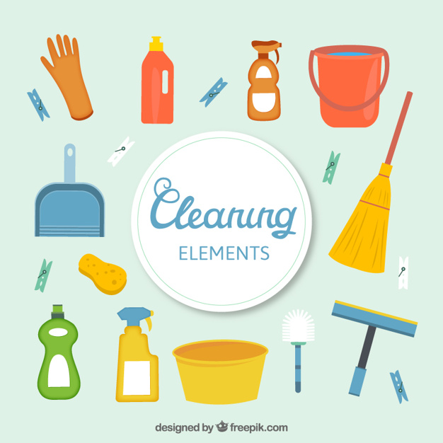 626x626 Spring Cleaning Background Vector Free Download