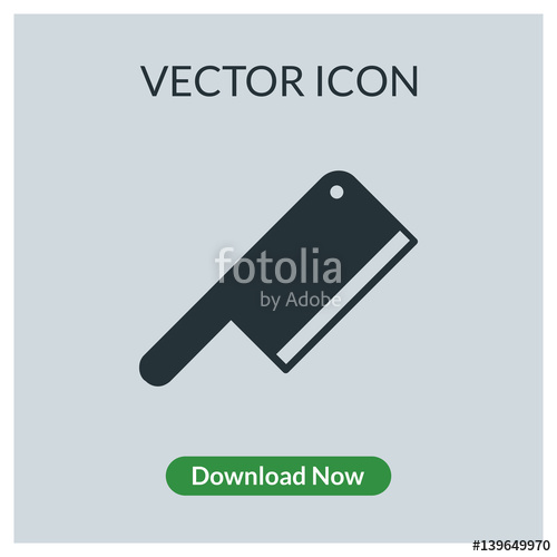 500x500 Cleaver Vector Icon Stock Image And Royalty Free Vector