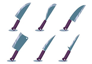 310x217 Free Download Vector Cleaver Knife Collection Free Graphics