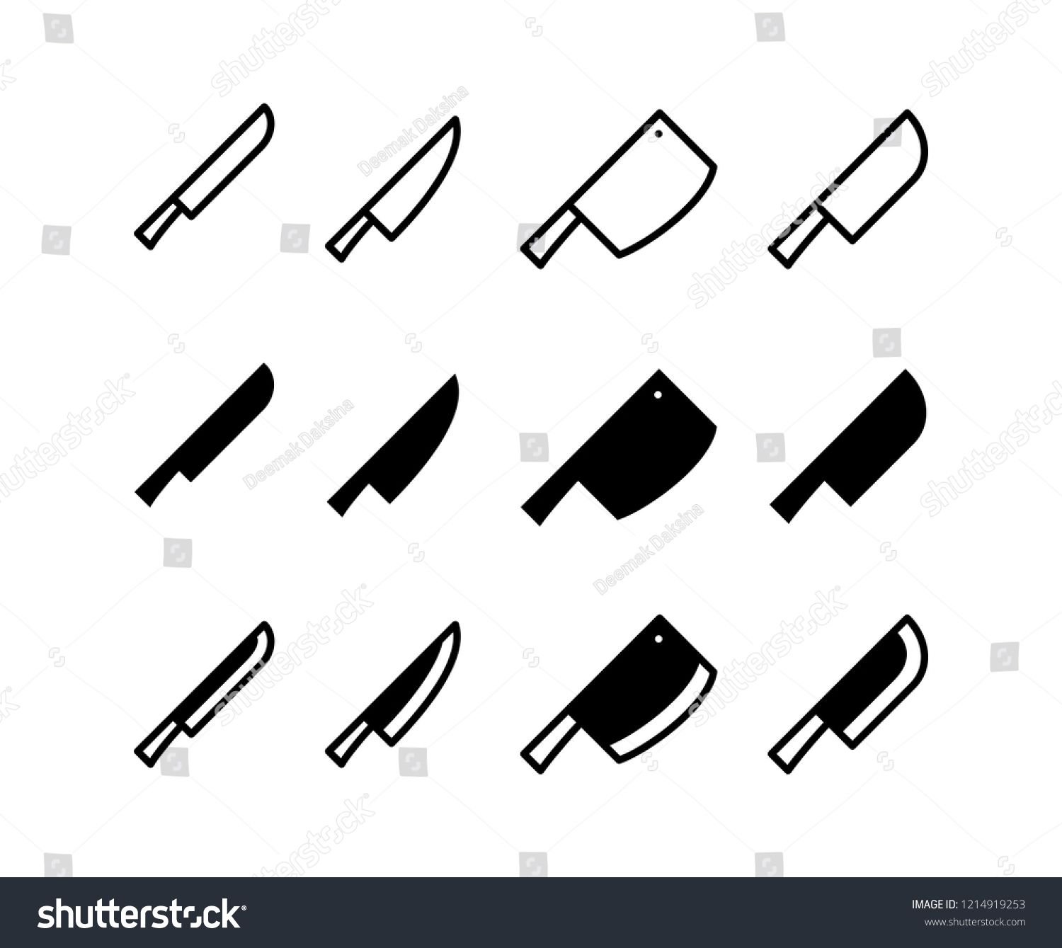 1500x1339 Knife Icon Design Knife, Cleaver, Kitchen, Butcher, Weapon