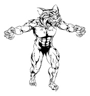 178x190 Clemson Tiger Paw Stencil Group With Items