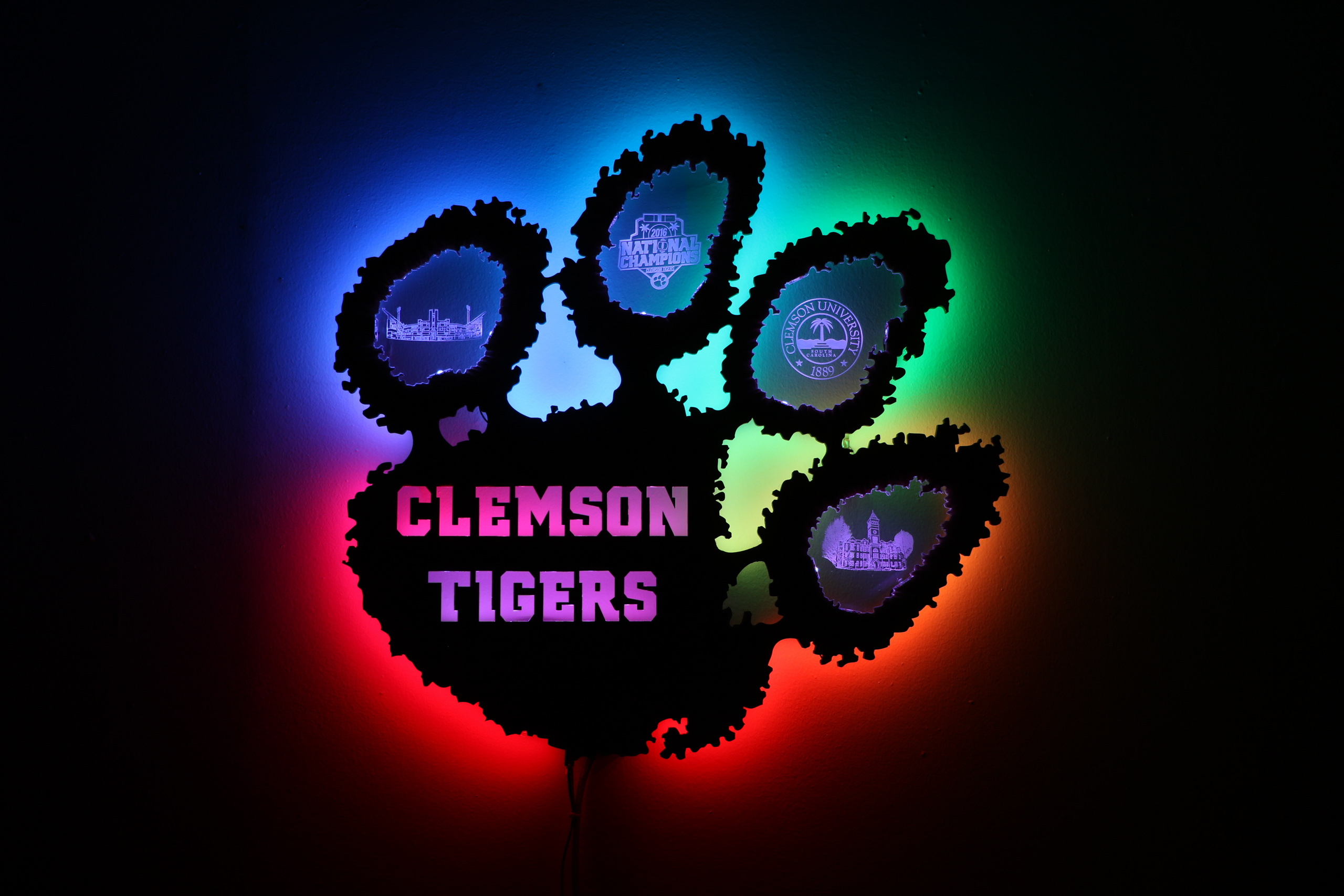 Clemson Tiger Paw Vector at Vectorified.com | Collection of Clemson ...