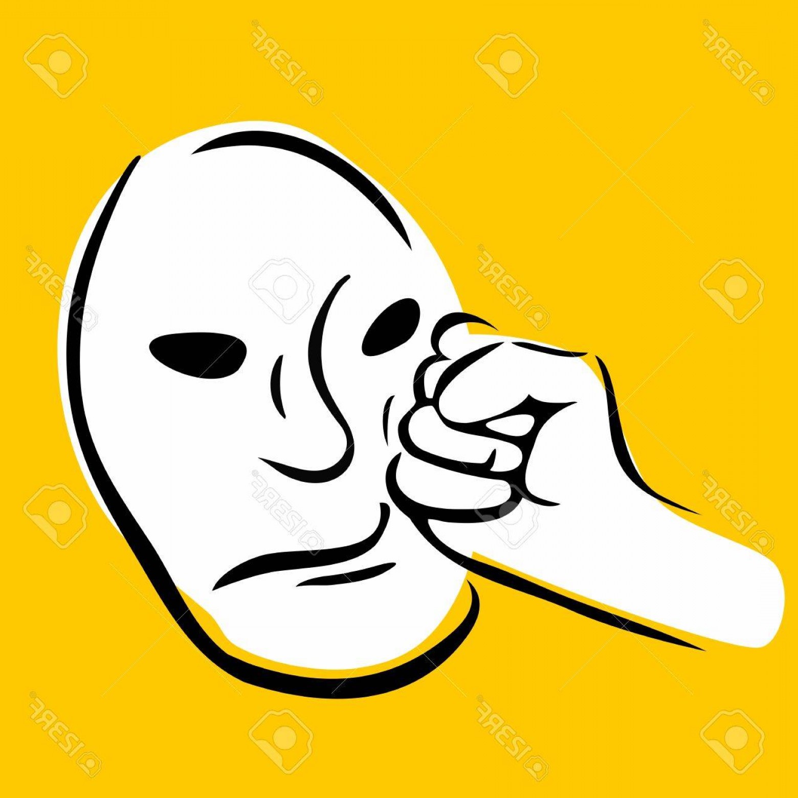 1560x1560 Photostock Vector Face Punch Human Hand With A Clenched Fist