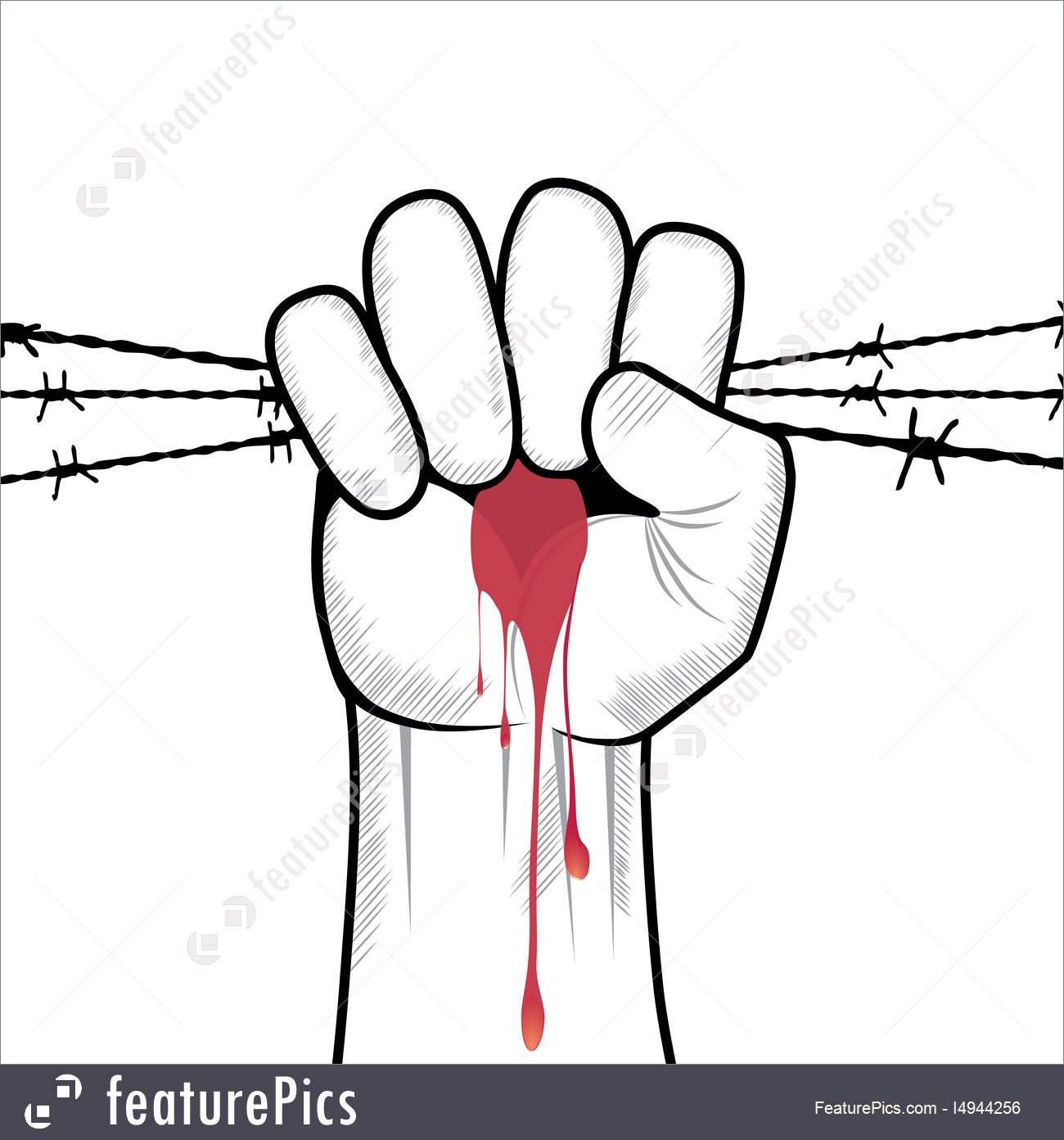 1300x1392 Clenched Fist Hand Vector