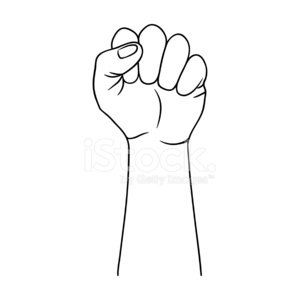 300x300 Clenched Fist Vector Stock Vectors