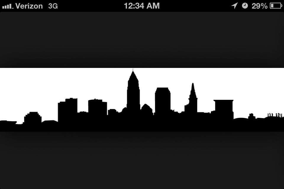 Collection Of 'cleveland Skyline Silhouette' Download More Than 960x640 Collection Of 'cleveland Skyline Silhouette' Download More Than