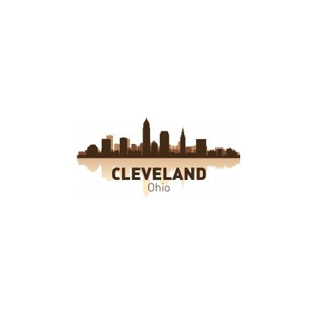Cleveland Skyline Free Vector 458x458 Cleveland Skyline Free Vector