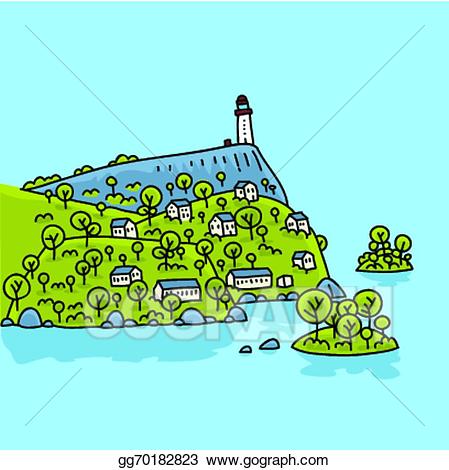 449x470 Cliparts For Free Download Lighthouse Clipart Cliff Vector