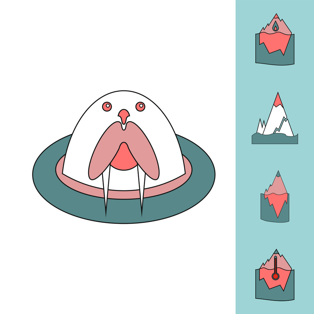 1000x1000 Collection Of Icons And Climate Change Vector Free