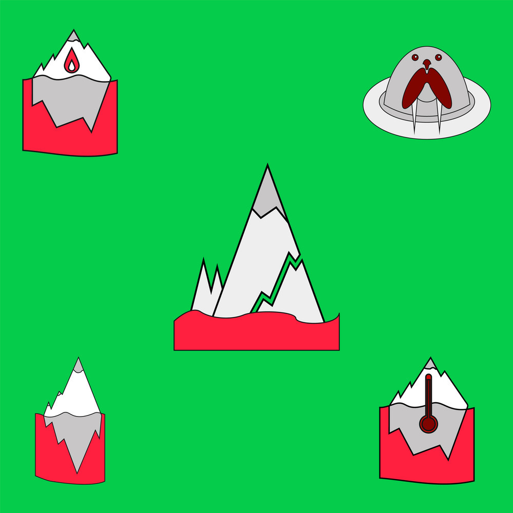 1000x1000 Collection Of Icons And Climate Change Vector Free