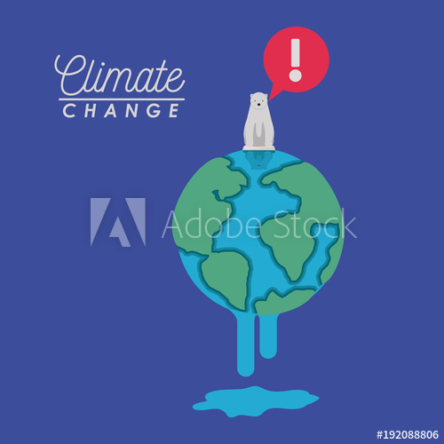 500x500 Effects Of Climate Change Vector Illustration Design