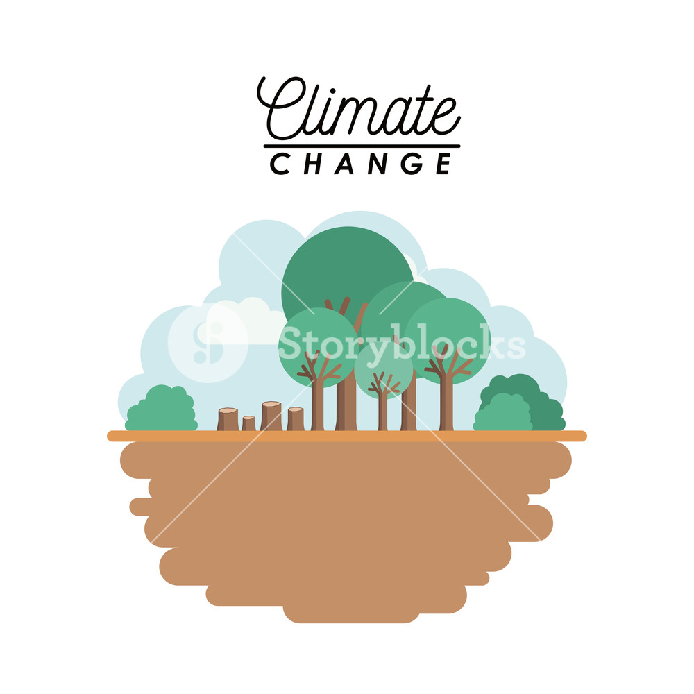 1000x1000 Effects Of Climate Change Vector Illustration Design Royalty Free