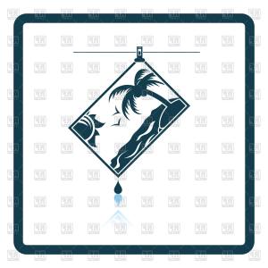 300x300 Tiled Knot On Red Climbing Rope Vector Clipart Soidergi