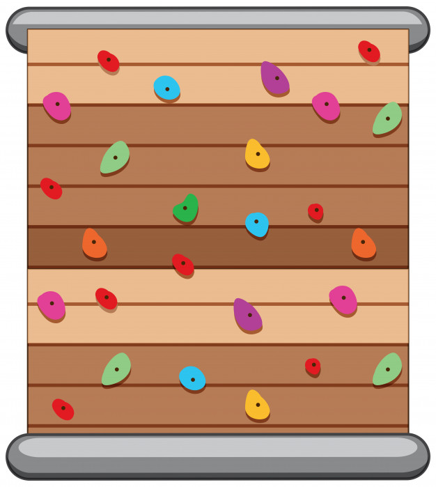 Climbing Wall Vector