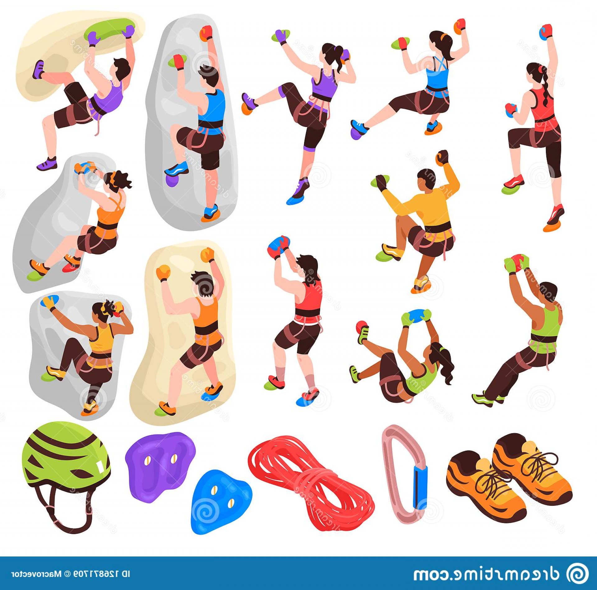 1920x1900 Mountain Climbers Vector Art Catchsplace