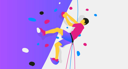 444x240 Climbing Wall Cartoon Photos, Royalty Free Images, Graphics