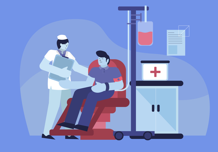 700x490 Daily Healthcare At Clinic Vector Character Illustration