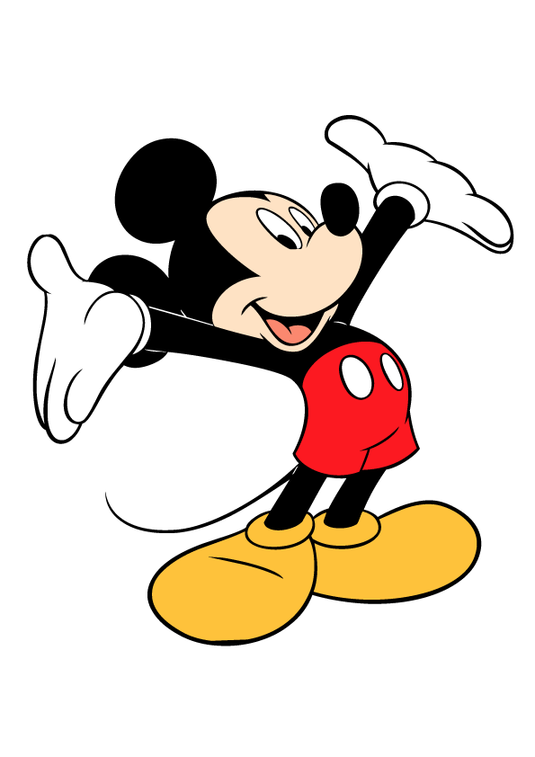 595x842 Free Mickey Mouse Clipart Vector Files, Vectors Graphics