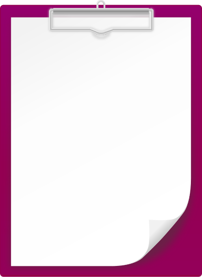 400x550 Purple Clipboard Vector Icon