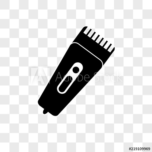 500x500 Hair Clipper Vector Icon On Transparent Background, Hair Clipper