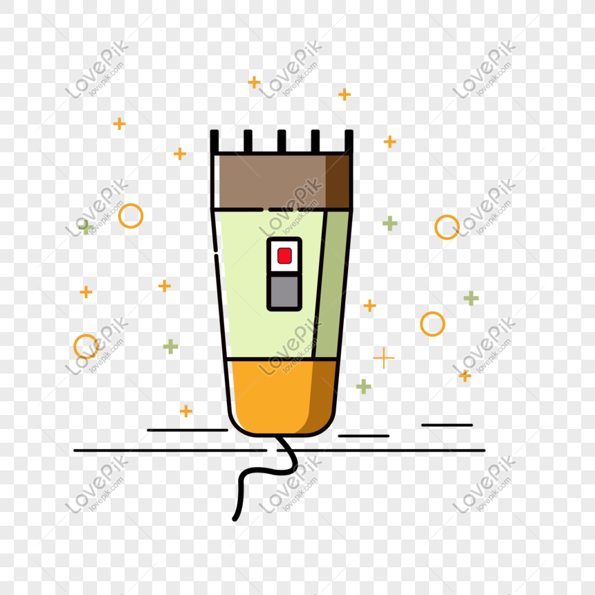 860x860 Vector Hand Drawn Cartoon Hair Clipper Png Image Picture Free