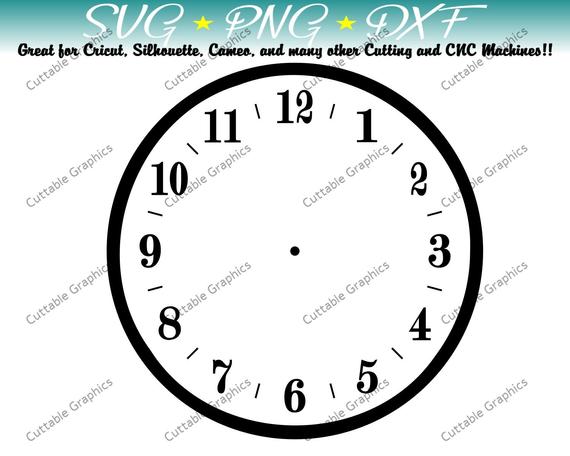 Standard Clock Blank Vector Etsy 570x456 Standard Clock Blank Vector Etsy