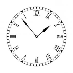 Black And White Clock Face Vector Catchsplace 300x300 Black And White Clock Face Vector Catchsplace