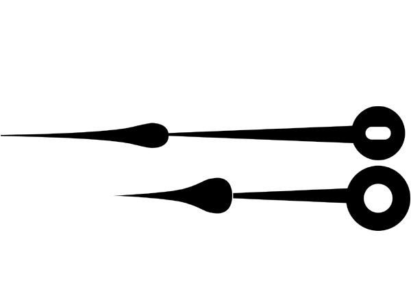 Clock Hands Vector