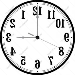300x300 Clock With Movable Hands Vector Catchsplace