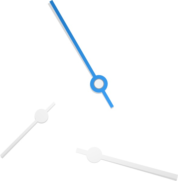 588x599 Free Clock Hands Vector